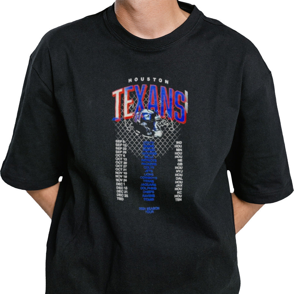 Houston Texans National Football League Schedule 2024 Season Tour Shirt