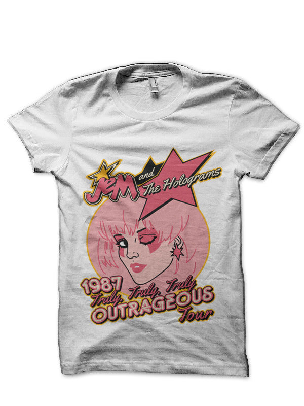 Jem Outrageous Tour White T-Shirt