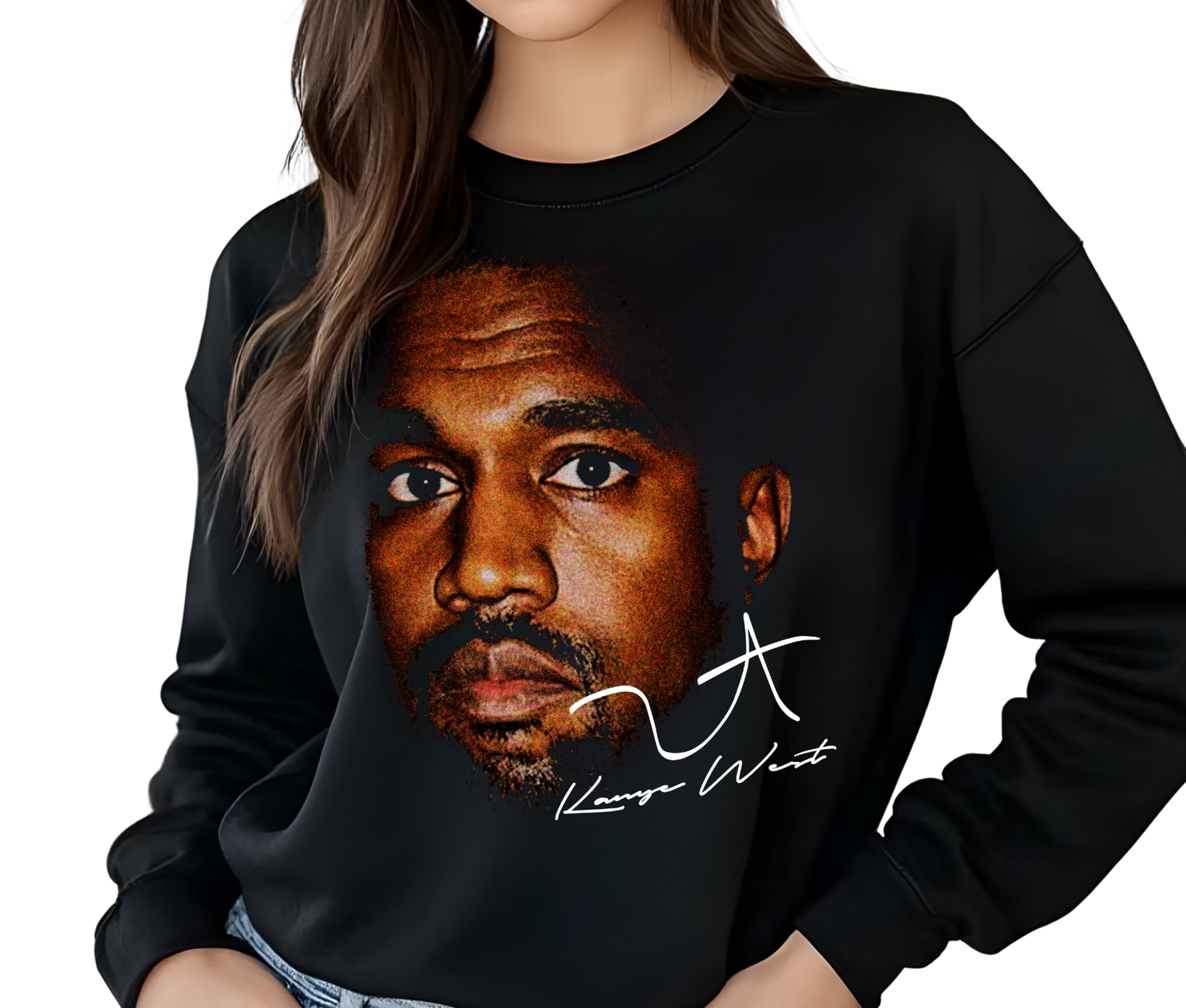Kanye West YE West Vintage Rap Long Sleeve T-Shirt – Retro Streetwear Shirt, Unisex Fit for Fans