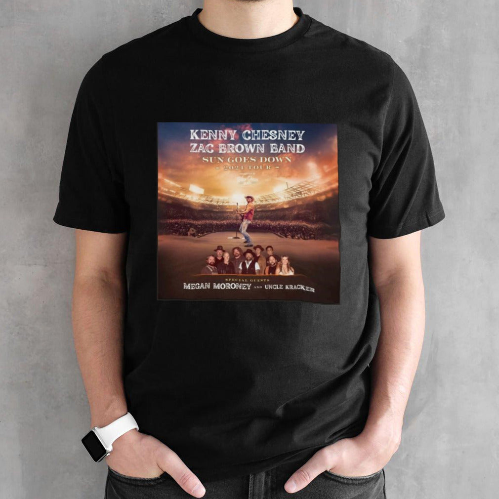 Kenny Chesney Sets New Record With Sun Goes Down 2024 Tour Poster T-Shirt