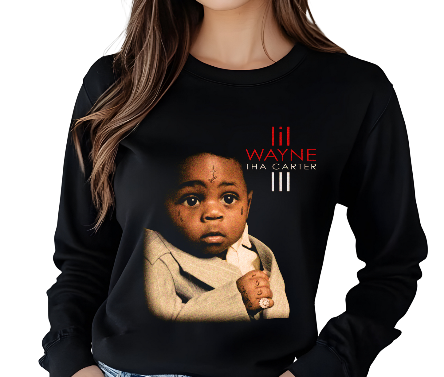 Lil Wayne Tha Carter III Long Sleeve T-Shirt – Rare Vintage Hip Hop Rap Shirt, Retro Streetwear Tee
