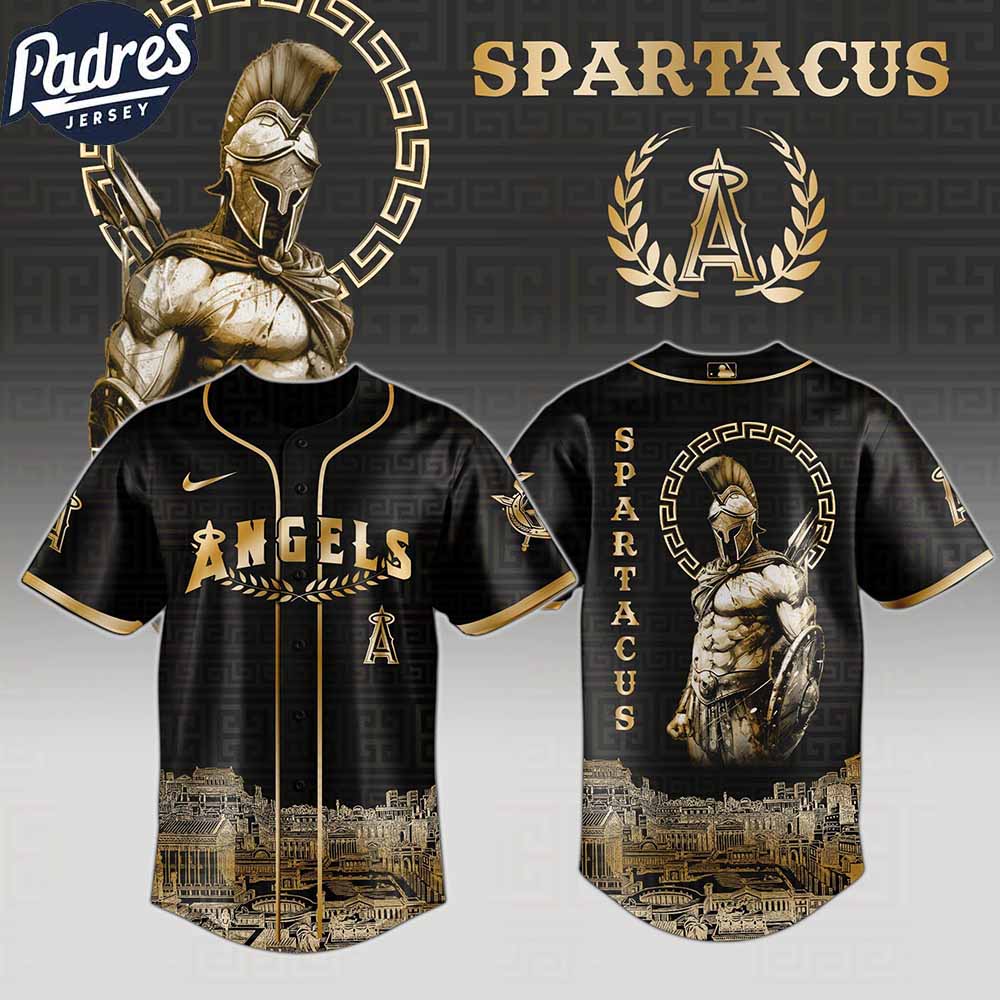 Los Angeles Angels MLB X Spartacus Custom Baseball Jersey - Padres Jersey Oasis: Elevate Your Baseball Style Game