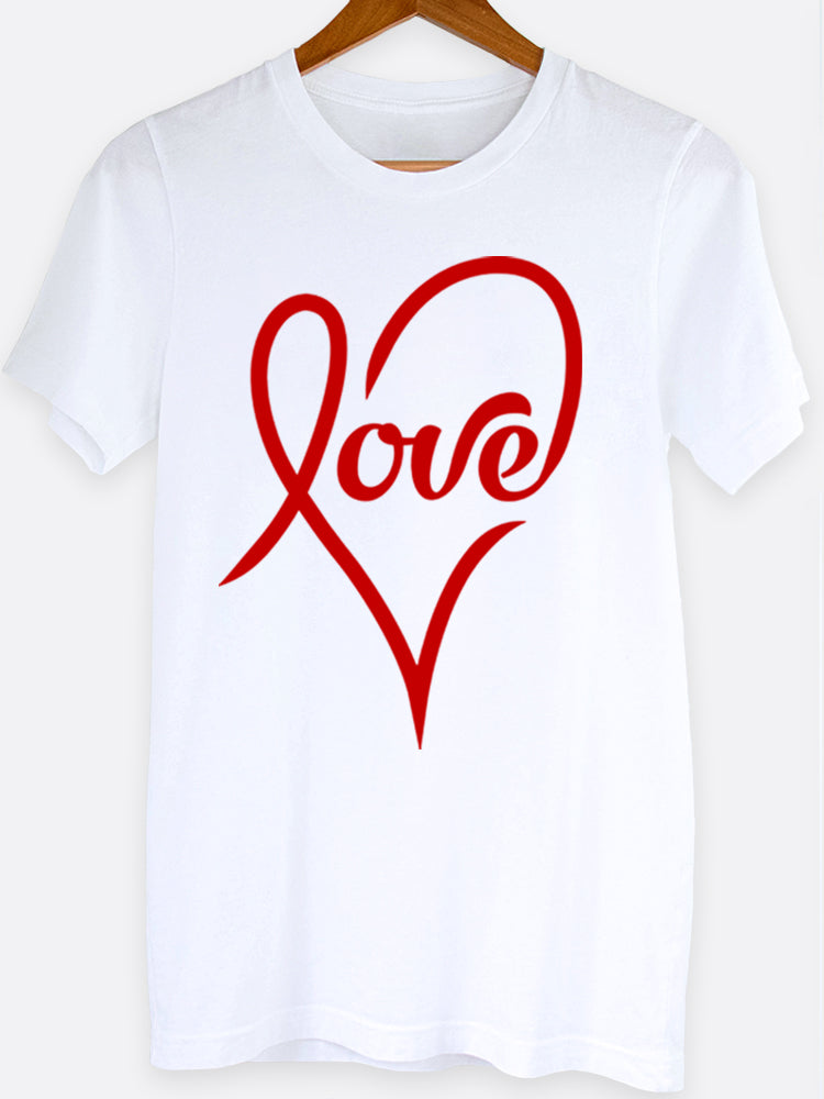 Love Heart Graphic Tee