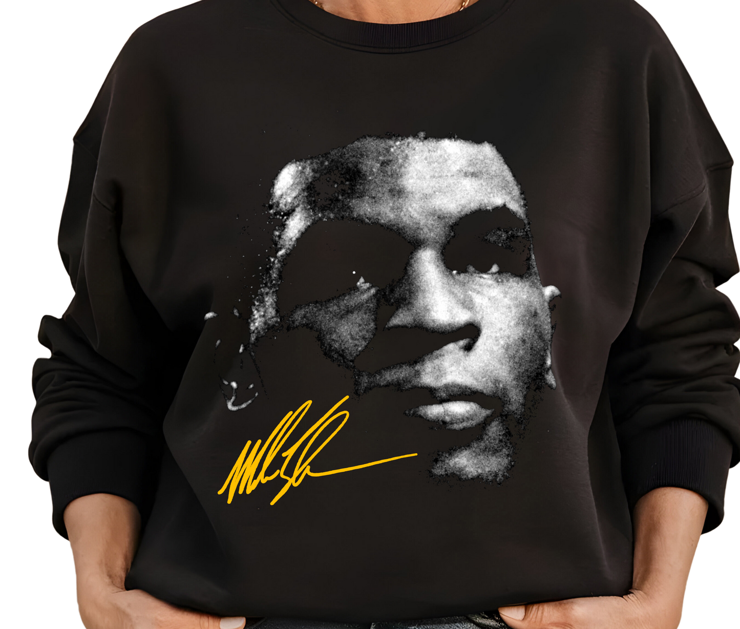 Mike Tyson Vintage Sweatshirt – Retro Boxing Streetwear Sweater, Unisex Sports Fan Gift