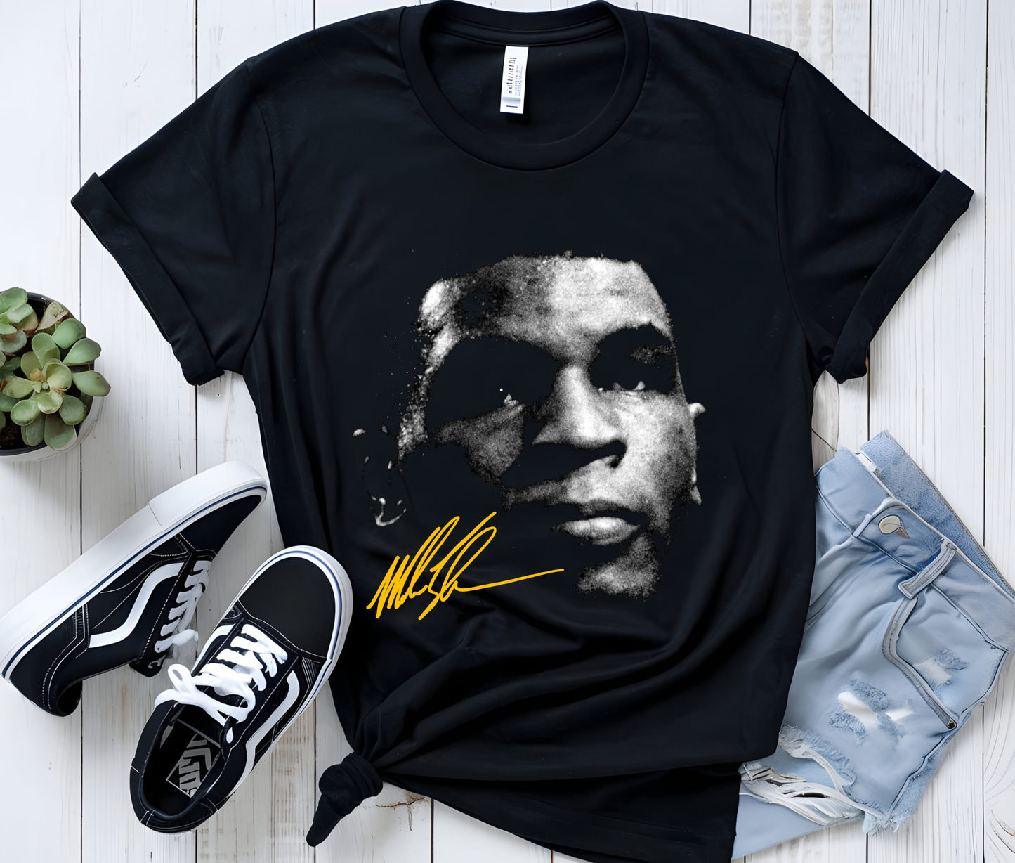 Mike Tyson Vintage Graphic Tee – Retro Boxing Streetwear T-Shirt, Unisex Sports Fan Gift