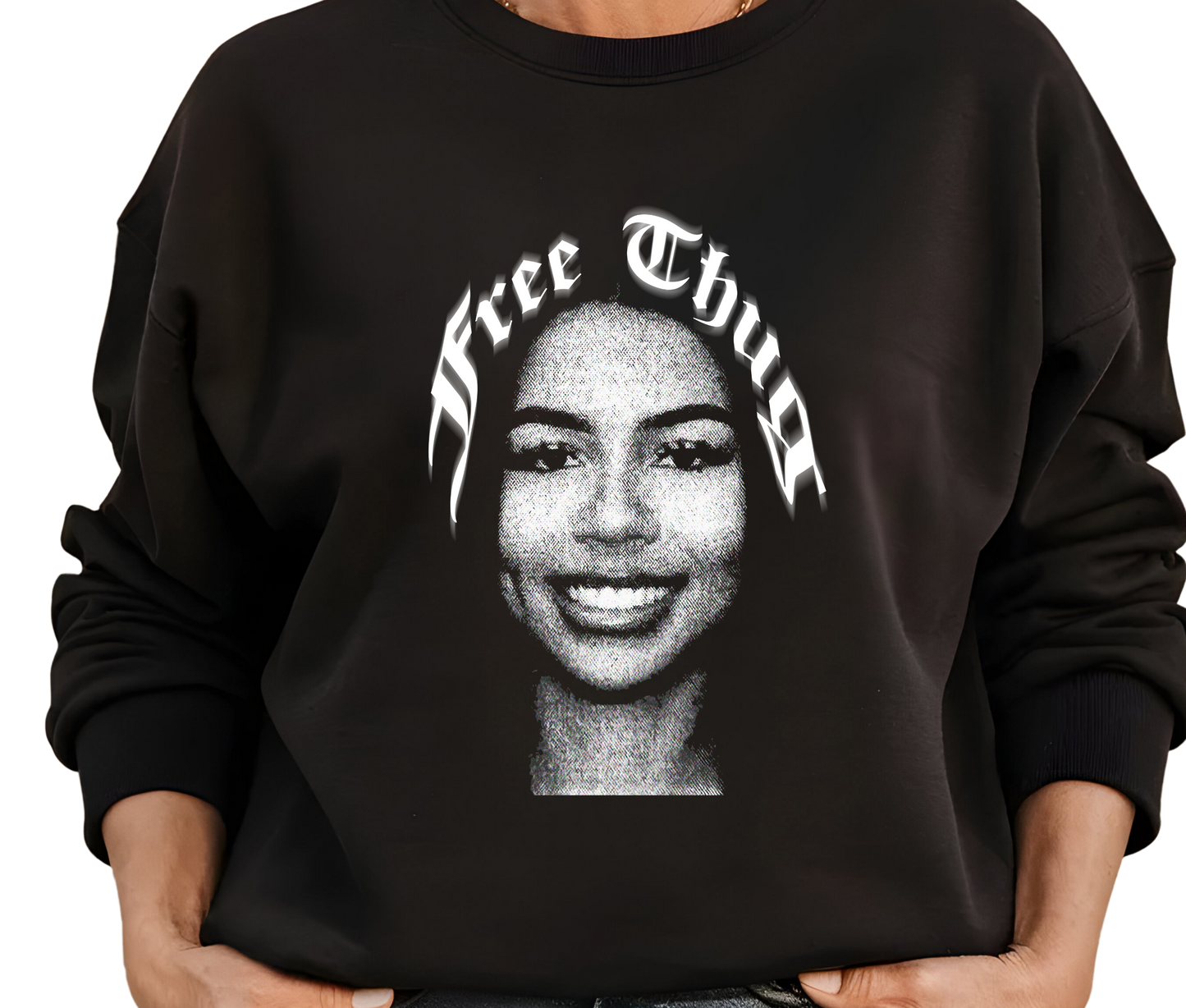Mariah the Scientist Free Thug Sweatshirt – Vintage R&B Pullover – Hip Hop Streetwear for Music Fans