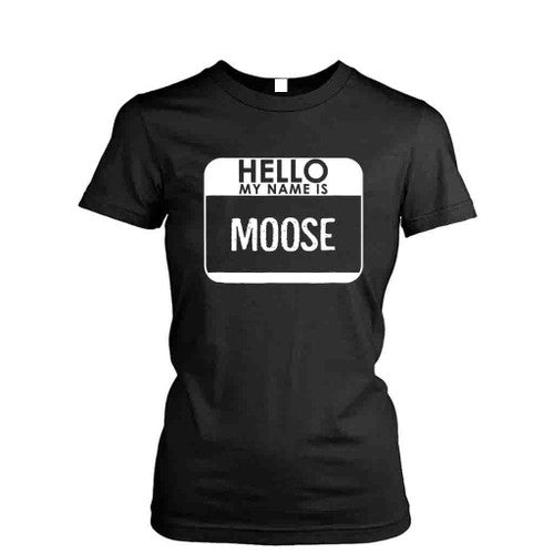Moose Costume Funny Easy Halloween Outfit Animal Vintage Women's T-Shirt Tee