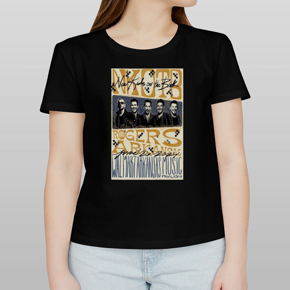New Kids On The Block Walmart AMP Rogers AR June 26 2024 Tour Poster Shirt