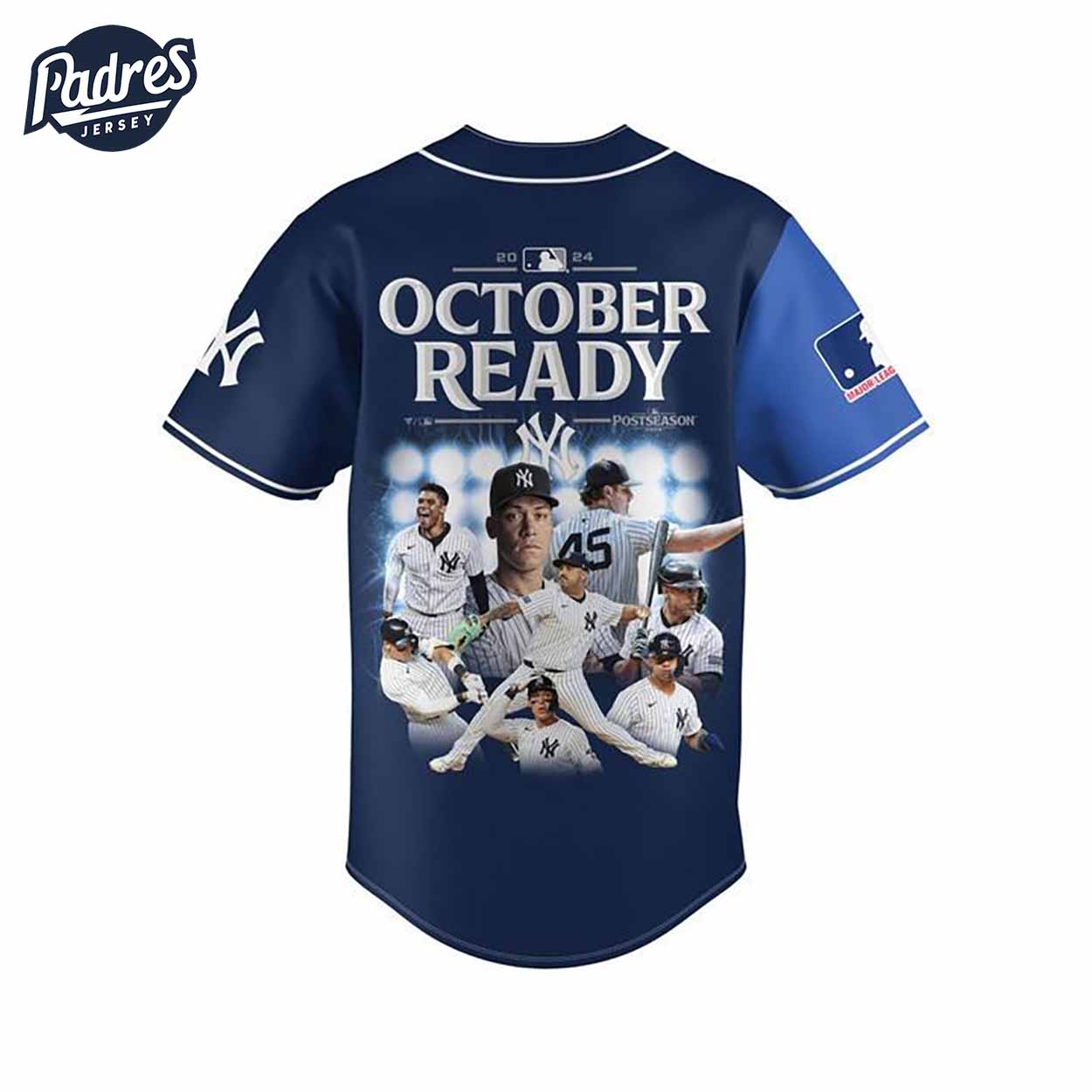 New York Yankees October Ready MLB Baseball Jersey - Padres Jersey Oasis: Elevate Your Baseball Style Game