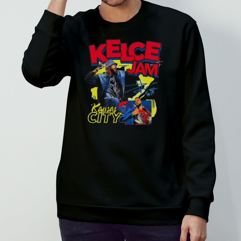 Official Travis Kelce Kelce Jam Kansas City Ladies Boyfriend Shirt
