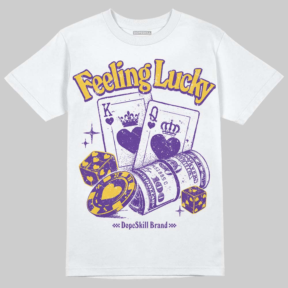 PURPLE Collection DopeSkill T-Shirt Feeling Lucky Graphic