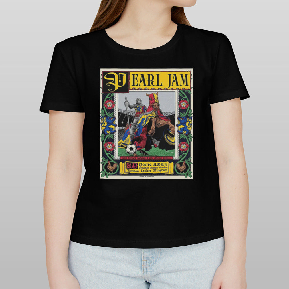 Pearl Jam Dark Matter Tour 2024 at Tottenham Hotspur Stadium London UK Show shirt