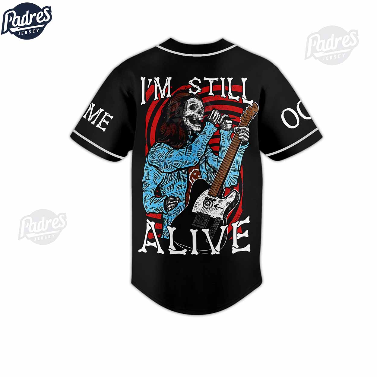 Pearl Jam I'm Still Alive Custom Baseball Jersey Style - Padres Jersey Oasis: Elevate Your Baseball Style Game