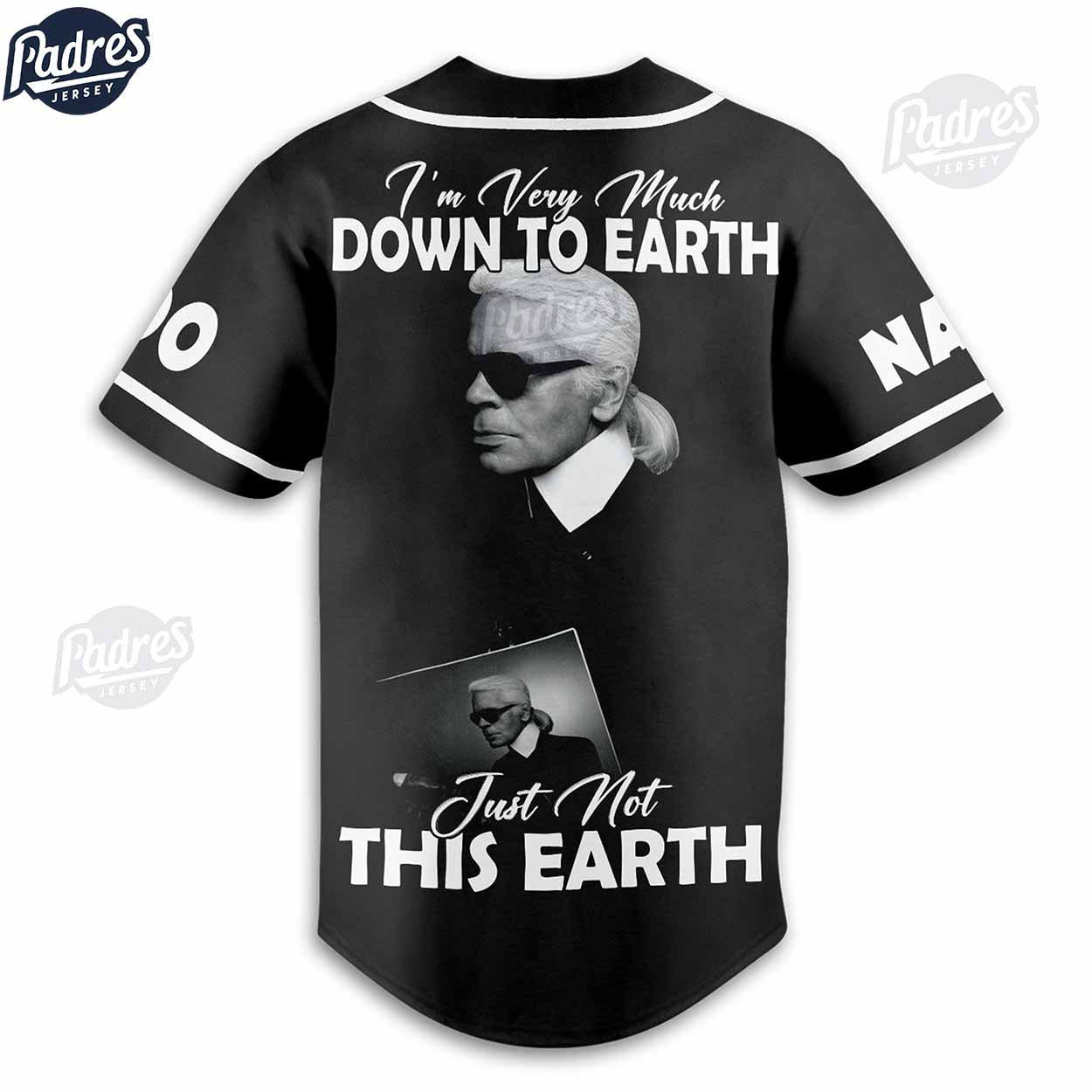 Personalized Karl Lagerfeld Baseball Jersey Style - Padres Jersey Oasis: Elevate Your Baseball Style Game