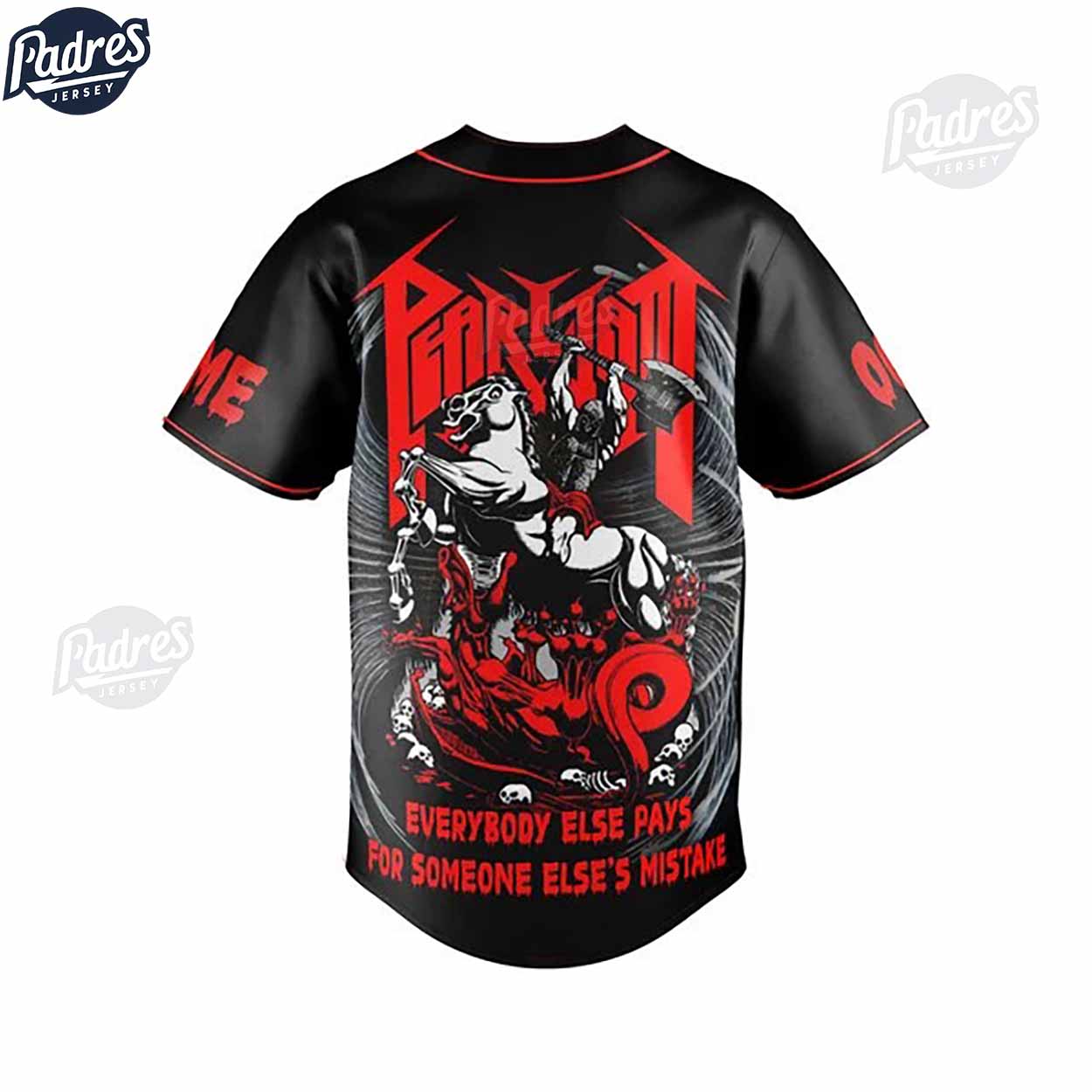 Personalized Pearl Jam Tour 2024 Baseball Jersey - Padres Jersey Oasis: Elevate Your Baseball Style Game