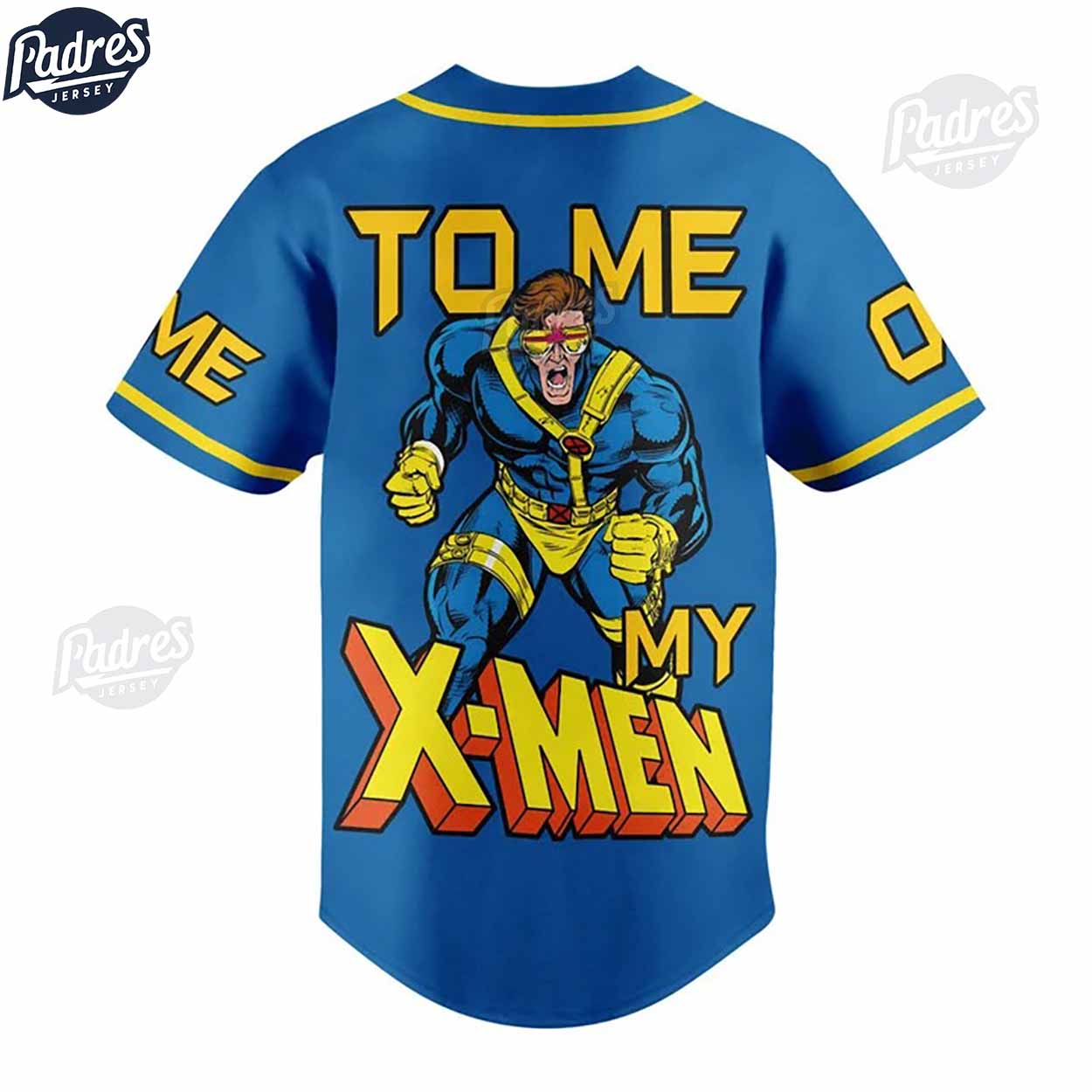 Personalized X-men Cyclops Baseball Jersey - Padres Jersey Oasis: Elevate Your Baseball Style Game