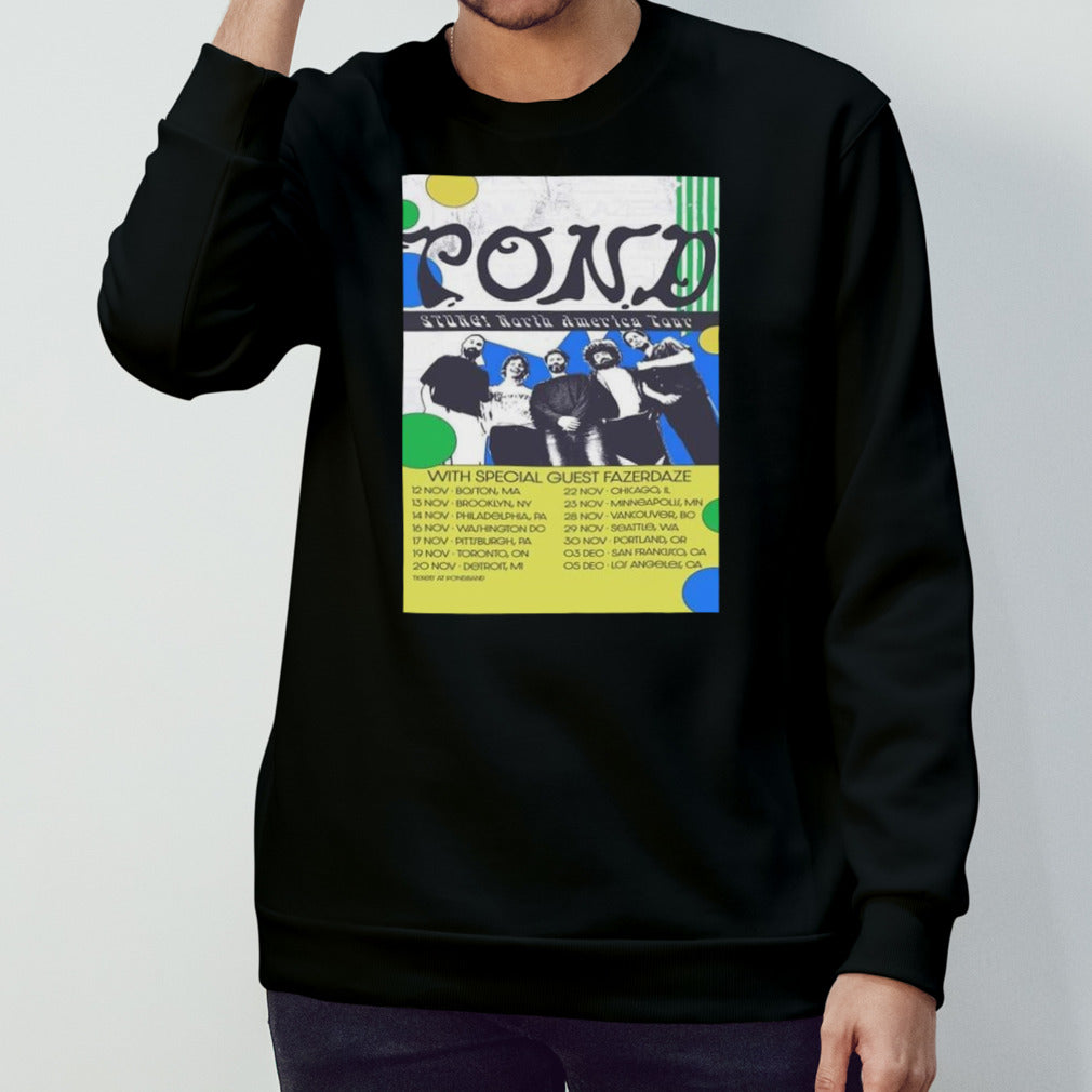 Pond Band North America Tour 2024 With Fazerdaze Poster T-shirt
