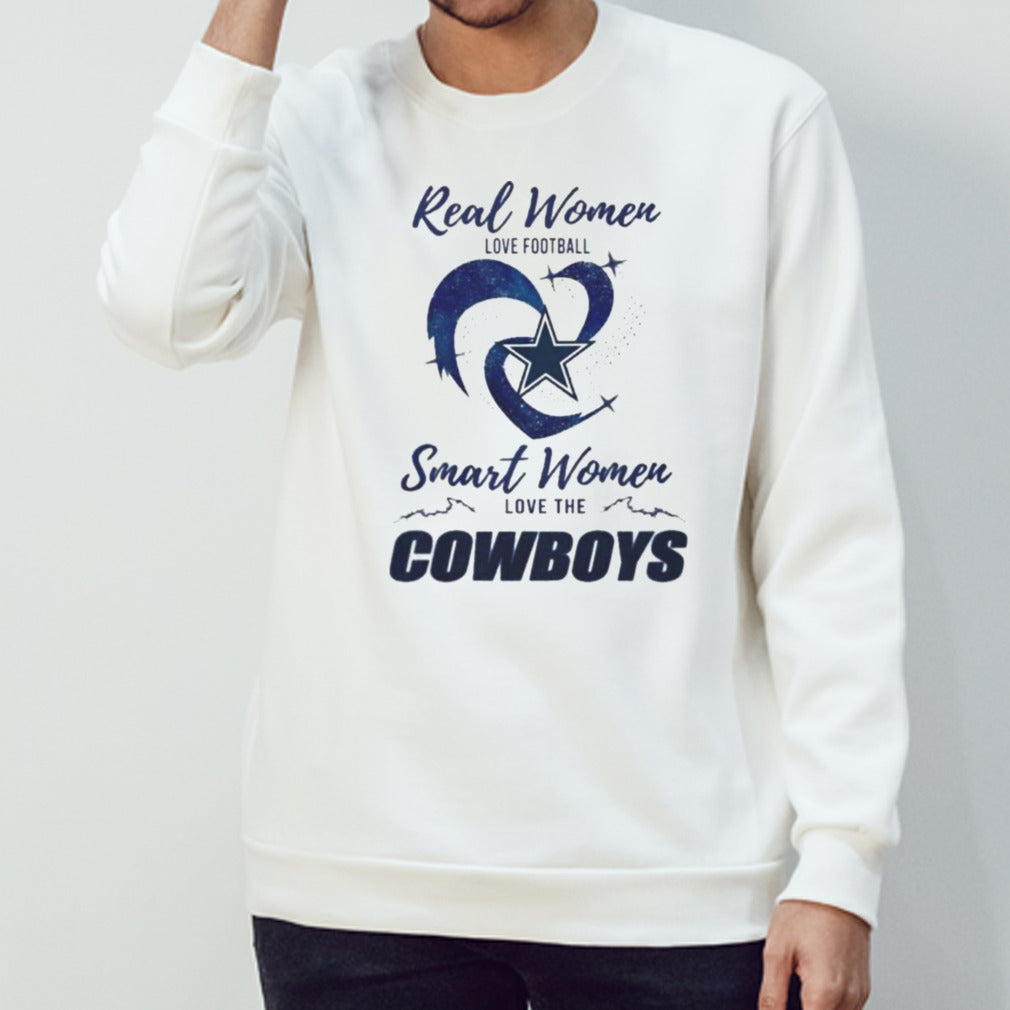 Real Women Love Football Smart Women Love The Dallas Cowboys 2024 – Perfect Gift For Fans Shirt