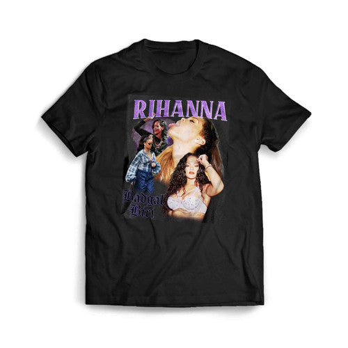 Rihanna Badgal Vintage Mens T-Shirt Tee