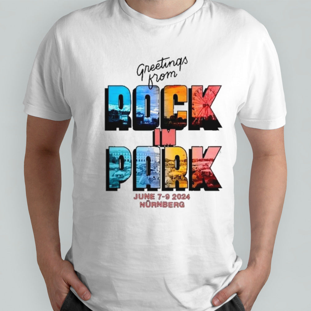 Rock Im Park Vintage Postcard Shirt