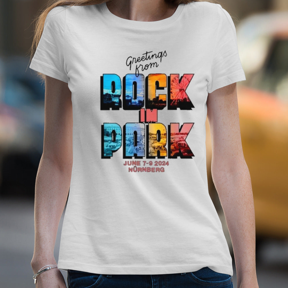 Rock Im Park Vintage Postcard Shirt