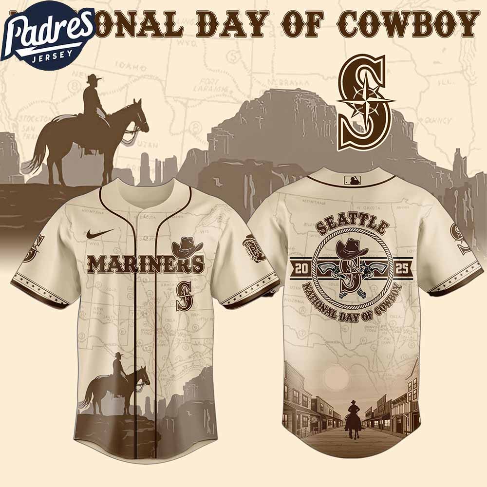Seattle Mariners MLB X National Day Of Cowboy Personalized Baseball Jersey - Padres Jersey Oasis: Elevate Your Baseball Style Game