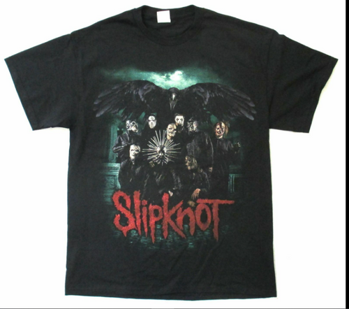 Slipknot Crow World Tour 2015 Prepare For Hell Man's T-Shirt Tee