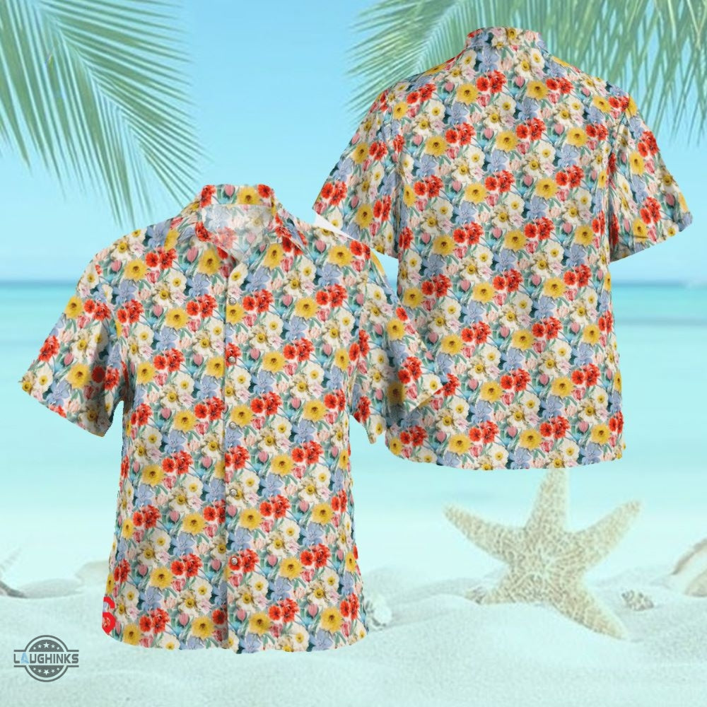 Taylor Swift Hawaiian Shirt And Shorts Cosplay Taylor Swift Aloha Summer Beach Shirt Swfities Eras Tour Gift For Fans Taylor Swift Floral Tropical Button Up Shirts - Laughinks