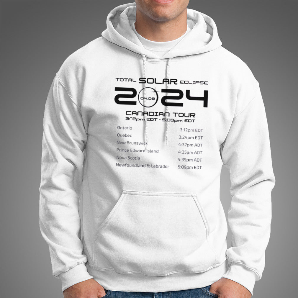 Total Solar Eclipse 2024 Canadian Tour Crewneck Times shirt