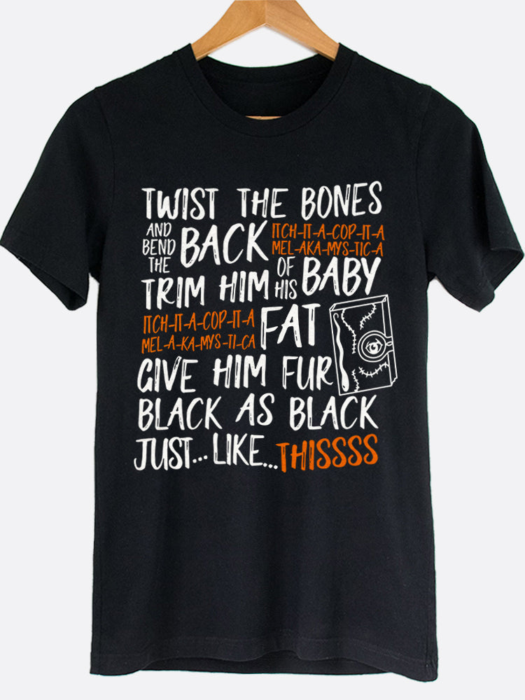 Twist The Bones Graphic Tee Style001