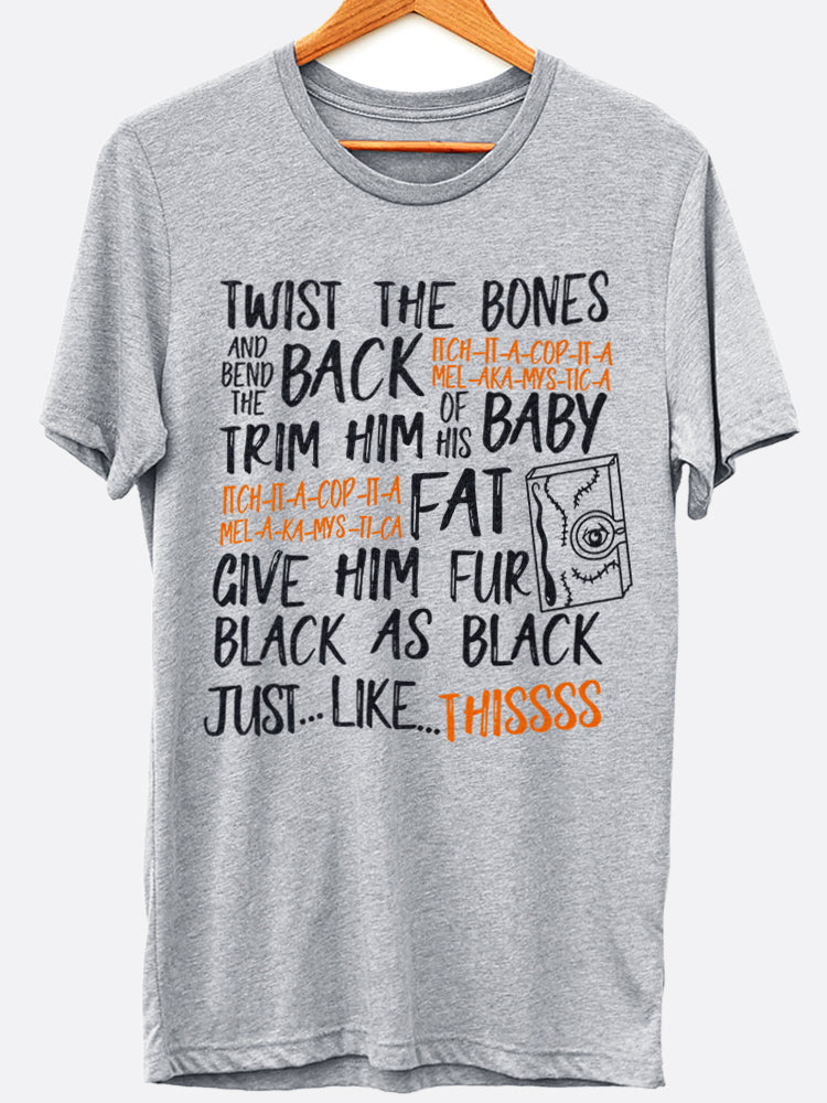 Twist The Bones Graphic Tee Style001