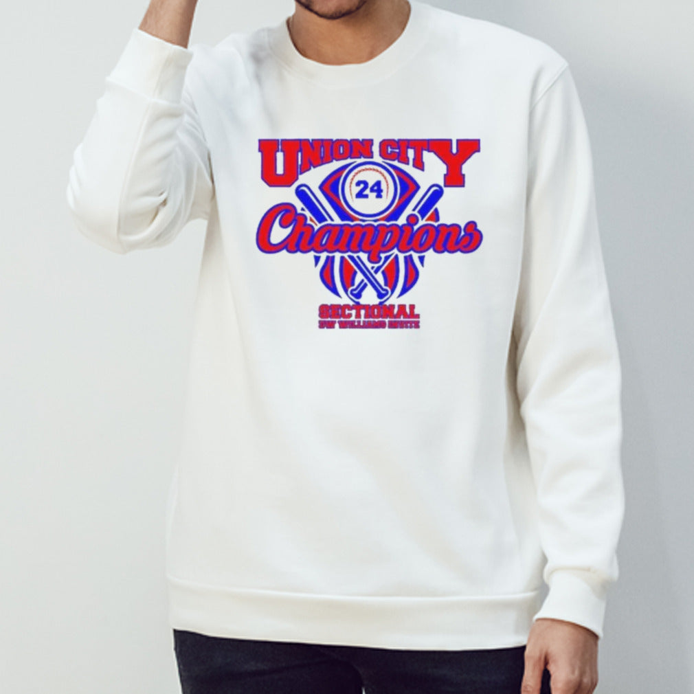 Union City Baseball 2024 Champions Sectional DW Williams Invite Shirt