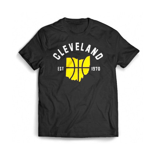 Vintage Cleveland Basketball Est 1970 Mens T-Shirt Tee