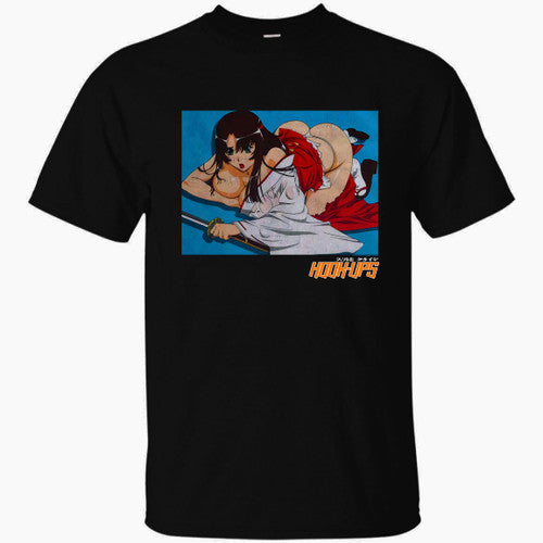 Vintage Sexy Anime Skateboarding Man's T-Shirt Tee