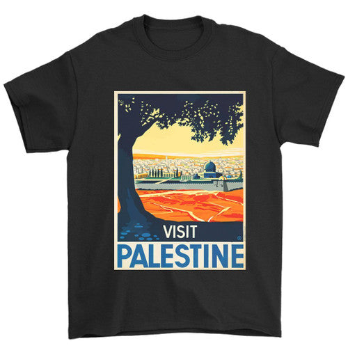 Vintage Visit Palestine Man's T-Shirt Tee