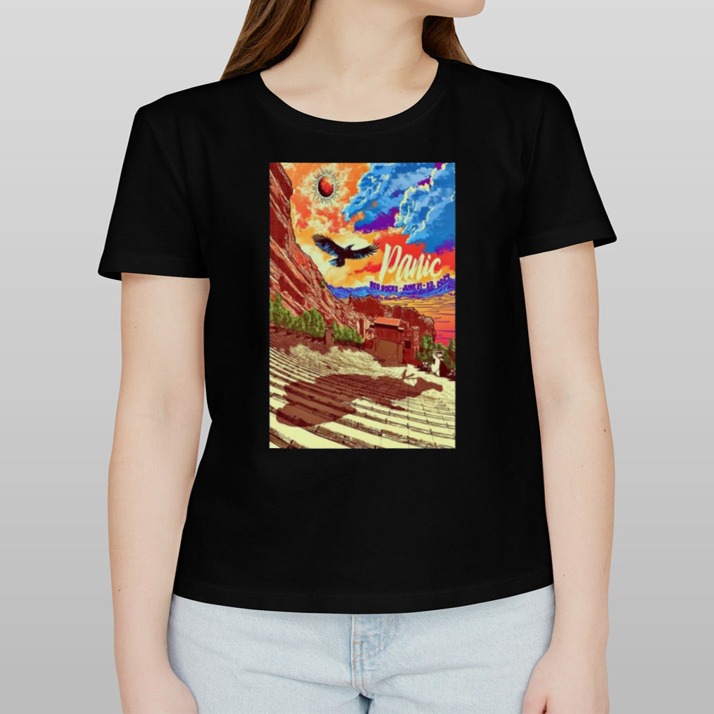 Widespread Show At Panic Red Rocks On Jun 21-23 2024 Poster Shirt
