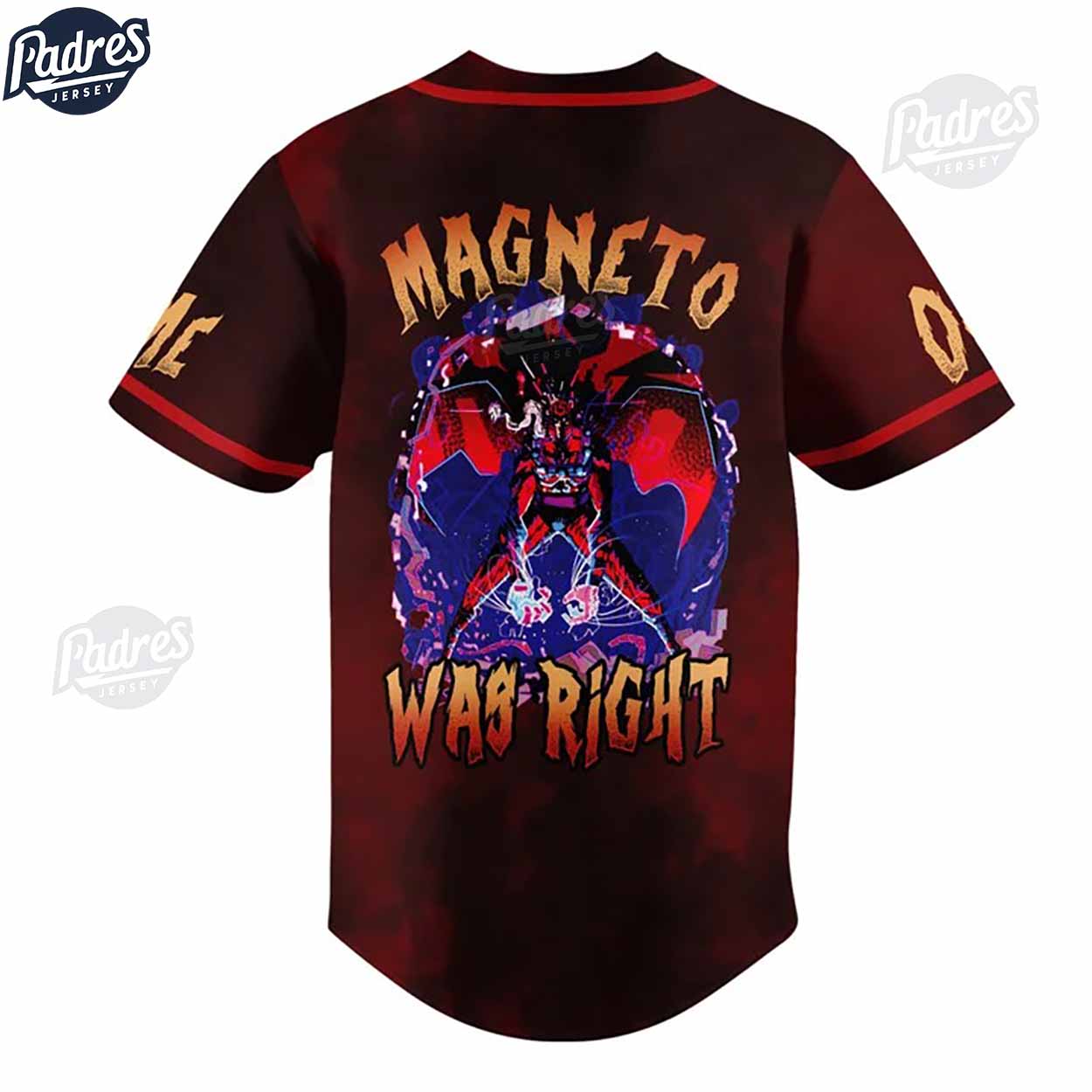 X-Men The Magneto Was Right Erik Lehnsherr Baseball Jersey - Padres Jersey Oasis: Elevate Your Baseball Style Game