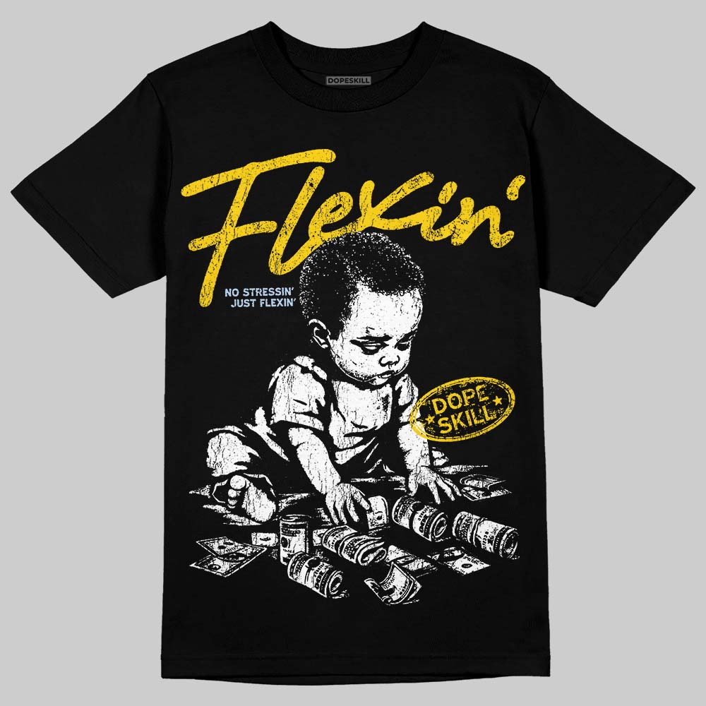 Yellow Ochre 6s DopeSkill T-Shirt Flexin' Graphic