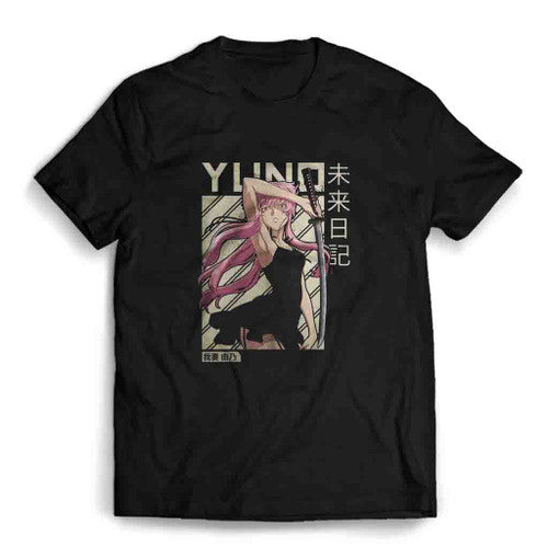 Yuno Gasai Vintage Mirai Nikki Mens T-Shirt Tee