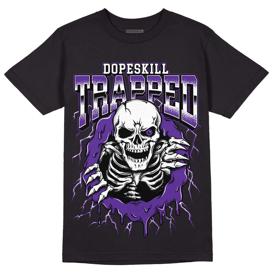 PURPLE Collection DopeSkill T-Shirt Trapped Halloween Graphic