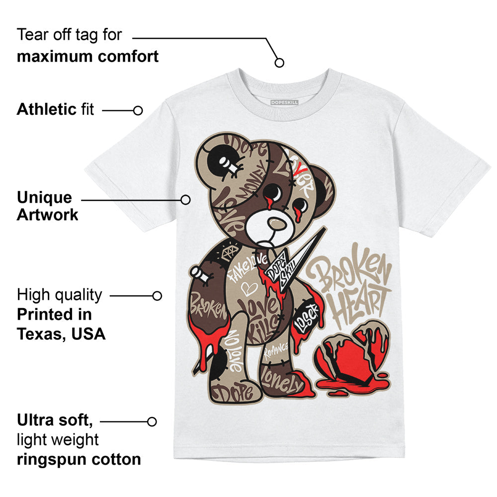 Latte 1s DopeSkill T-Shirt Broken Heart Graphic