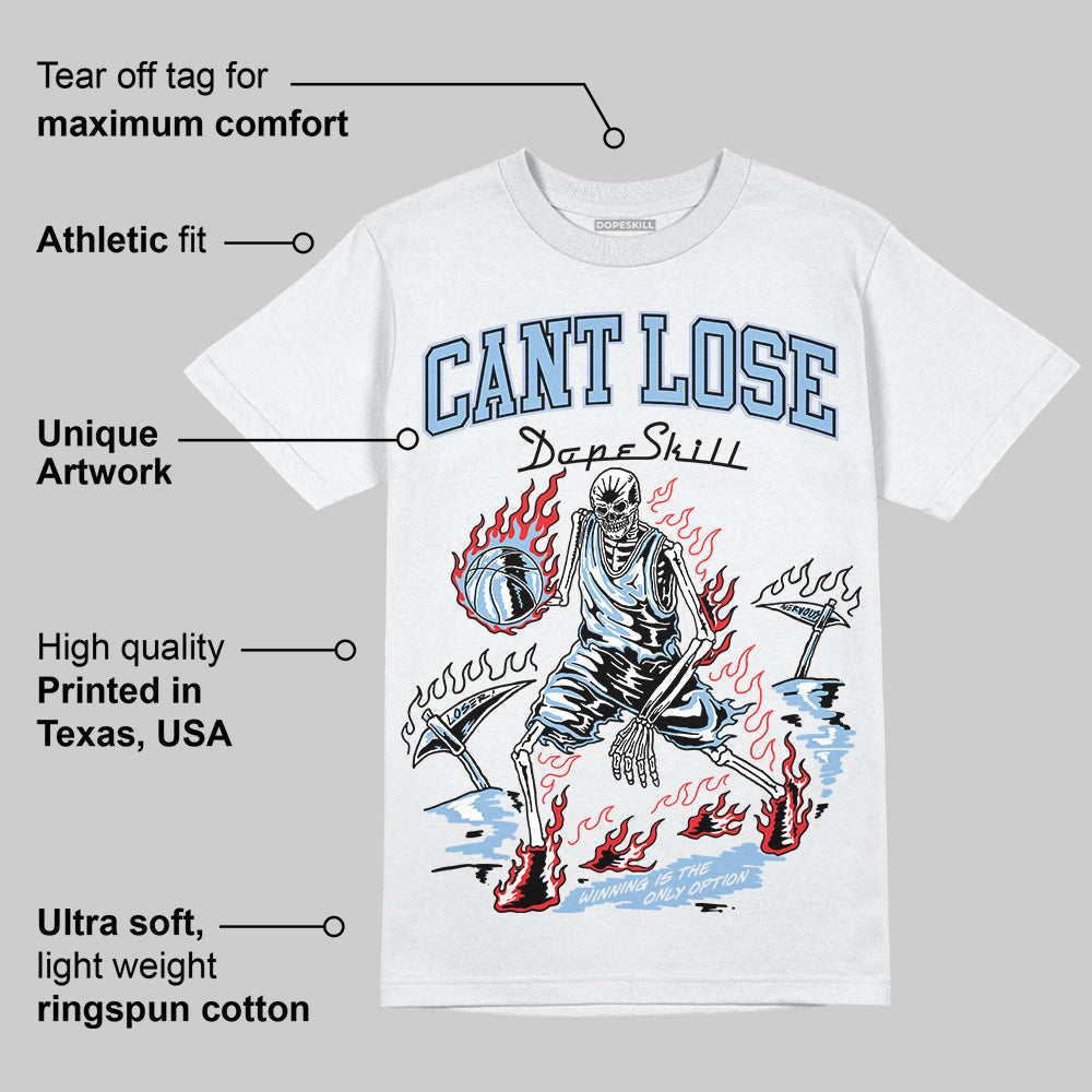 Women's Runner Sneaker Light Blue DopeSkill T-Shirt Cant Lose Graphic