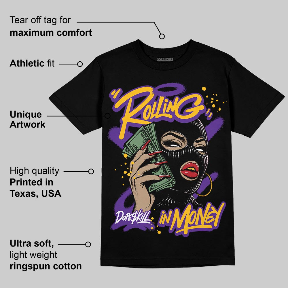 PURPLE Collection DopeSkill T-Shirt Rolling in Money Graphic