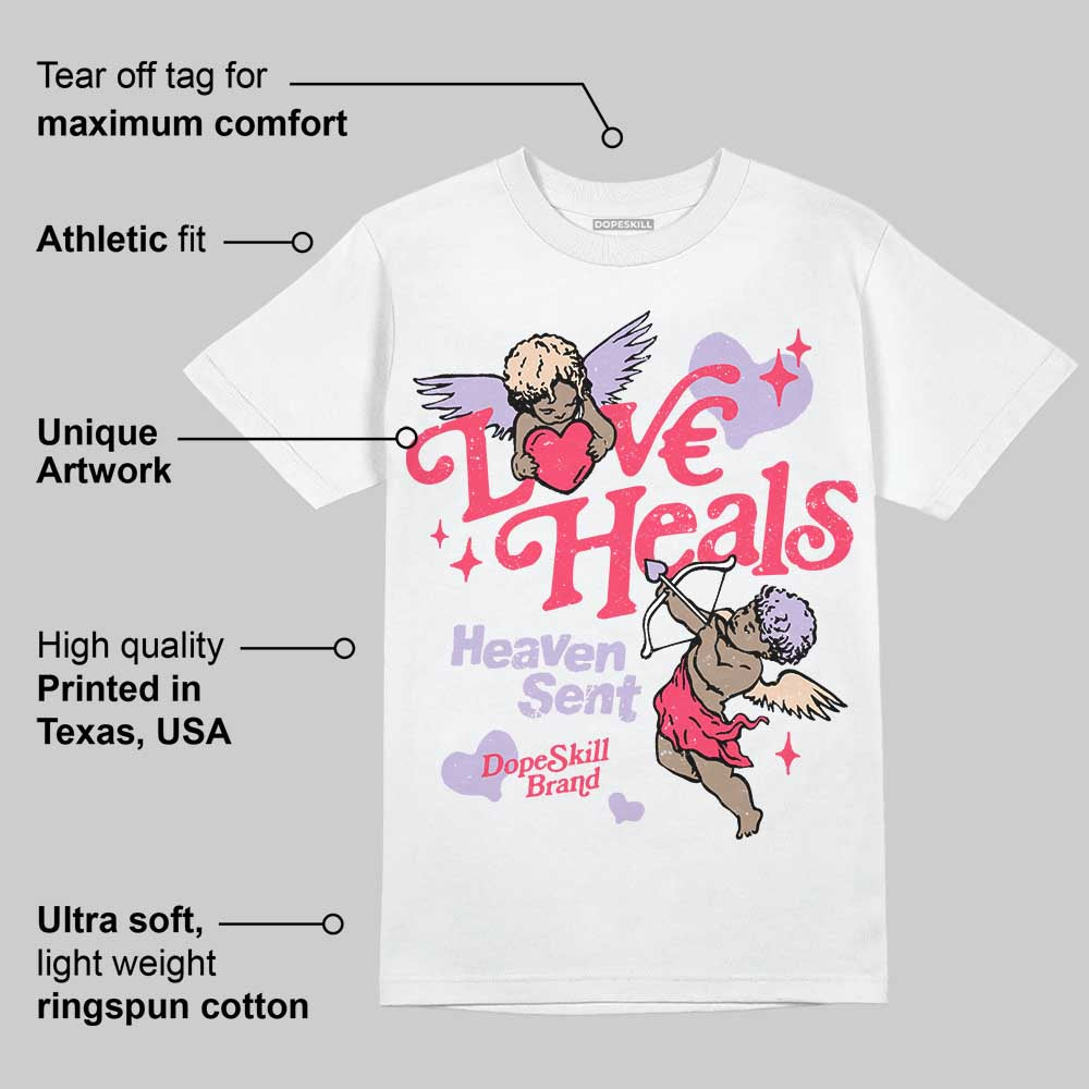 Peanut Butter Jelly 5s DopeSkill T-Shirt New Love Heals Graphic
