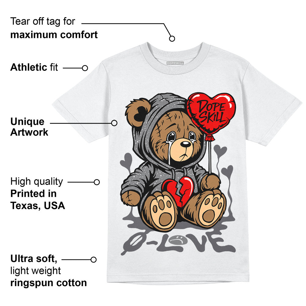 Wet Cement 4s DopeSkill T-Shirt Broken Bear Graphic