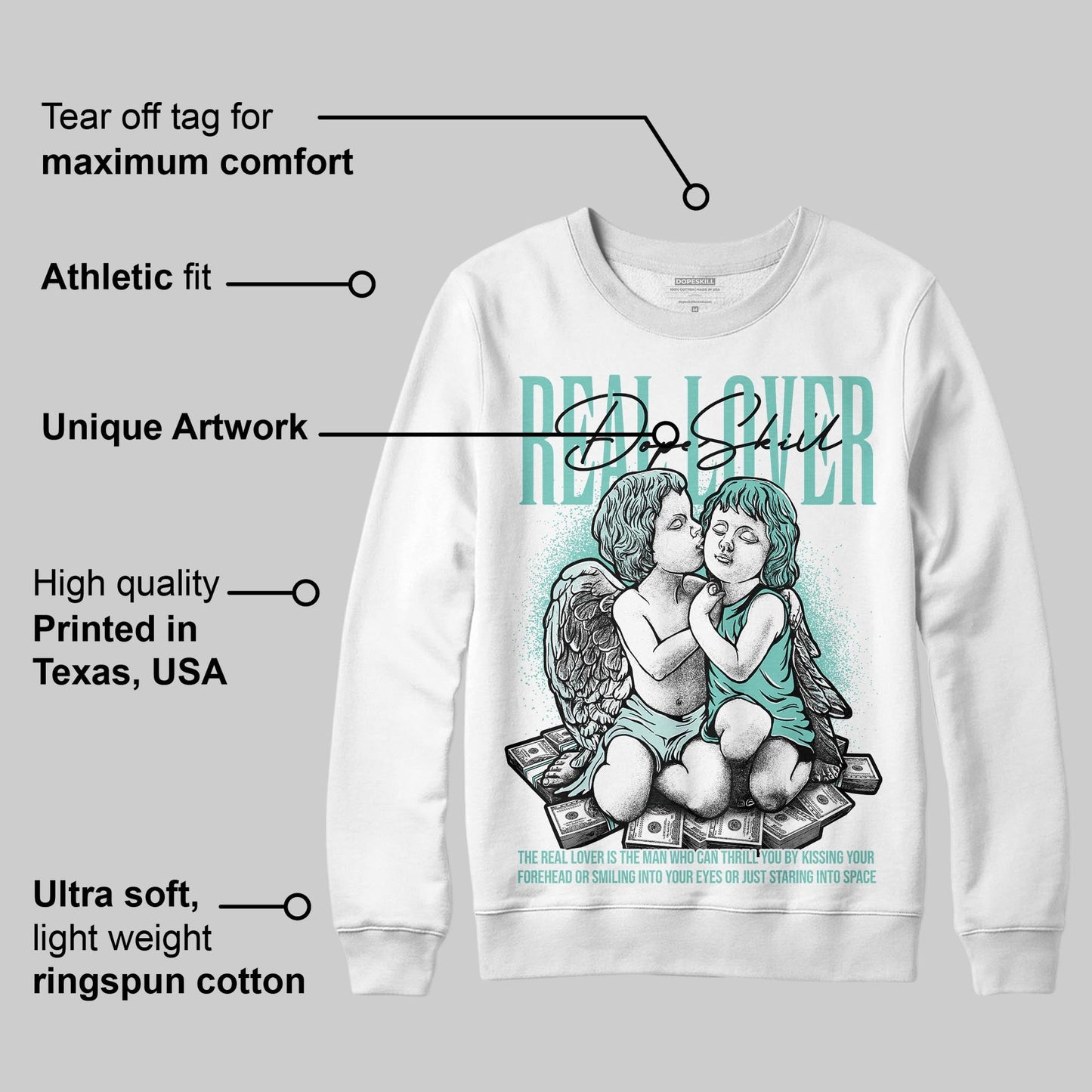 Igloo 11s DopeSkill Sweatshirt Real Lover Graphic