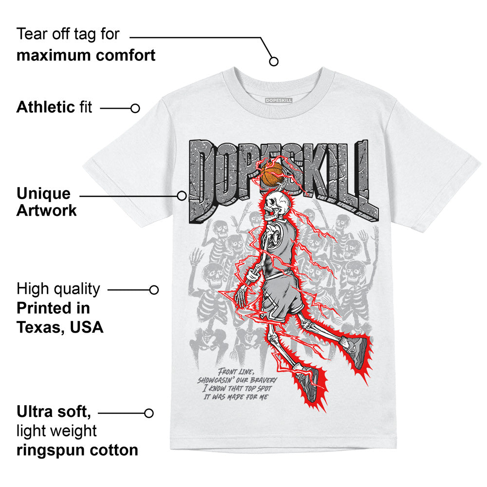 Wet Cement 4s DopeSkill T-Shirt Thunder Dunk Graphic