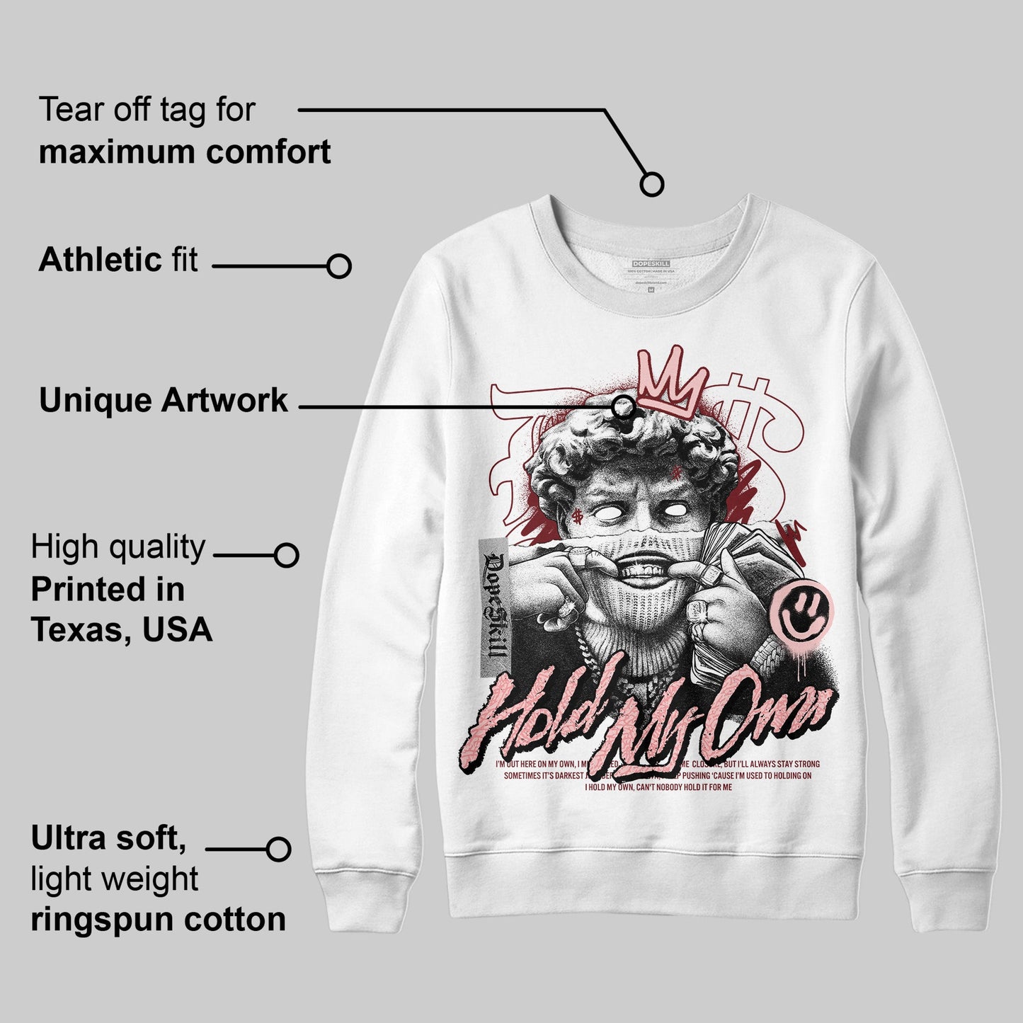 VALENTINE'S Day 3s DopeSkill Sweatshirt In My Way Graphic