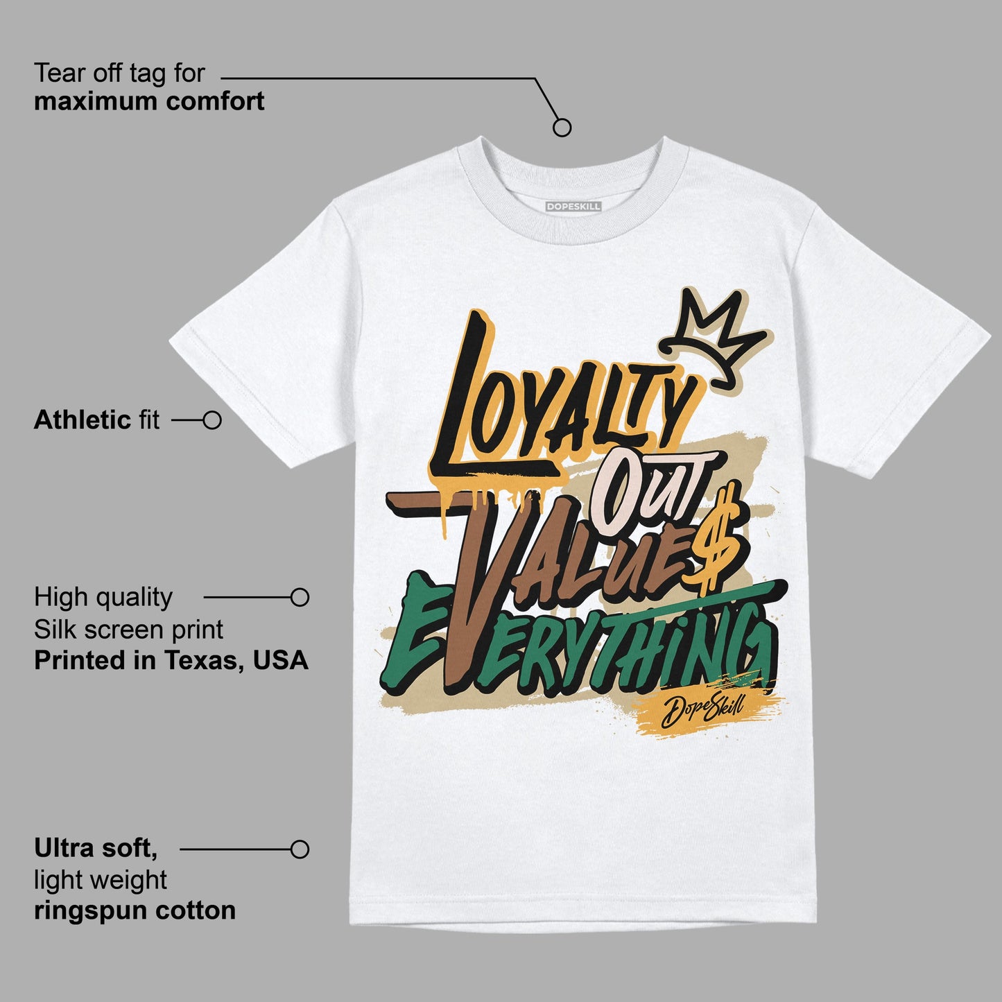 Safari Dunk Low DopeSkill T-Shirt LOVE Graphic