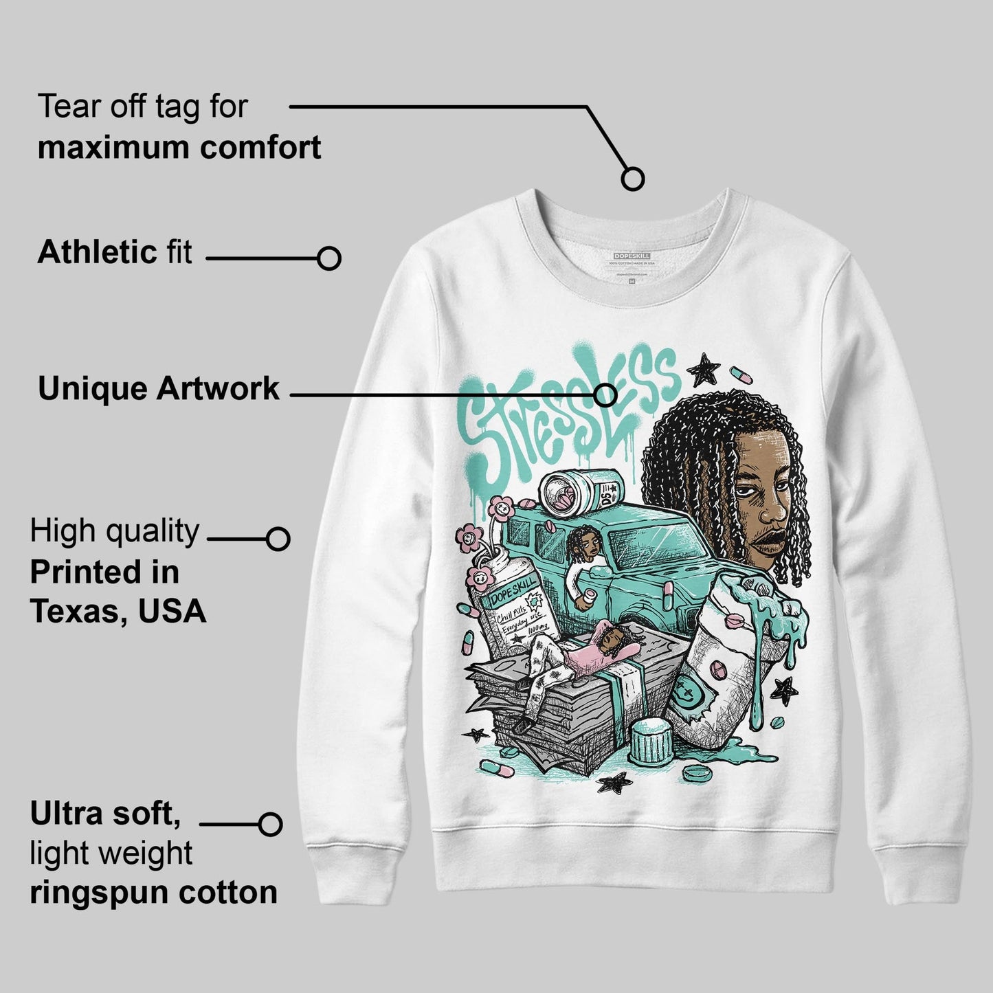 Igloo 11s DopeSkill Sweatshirt Stressless Graphic
